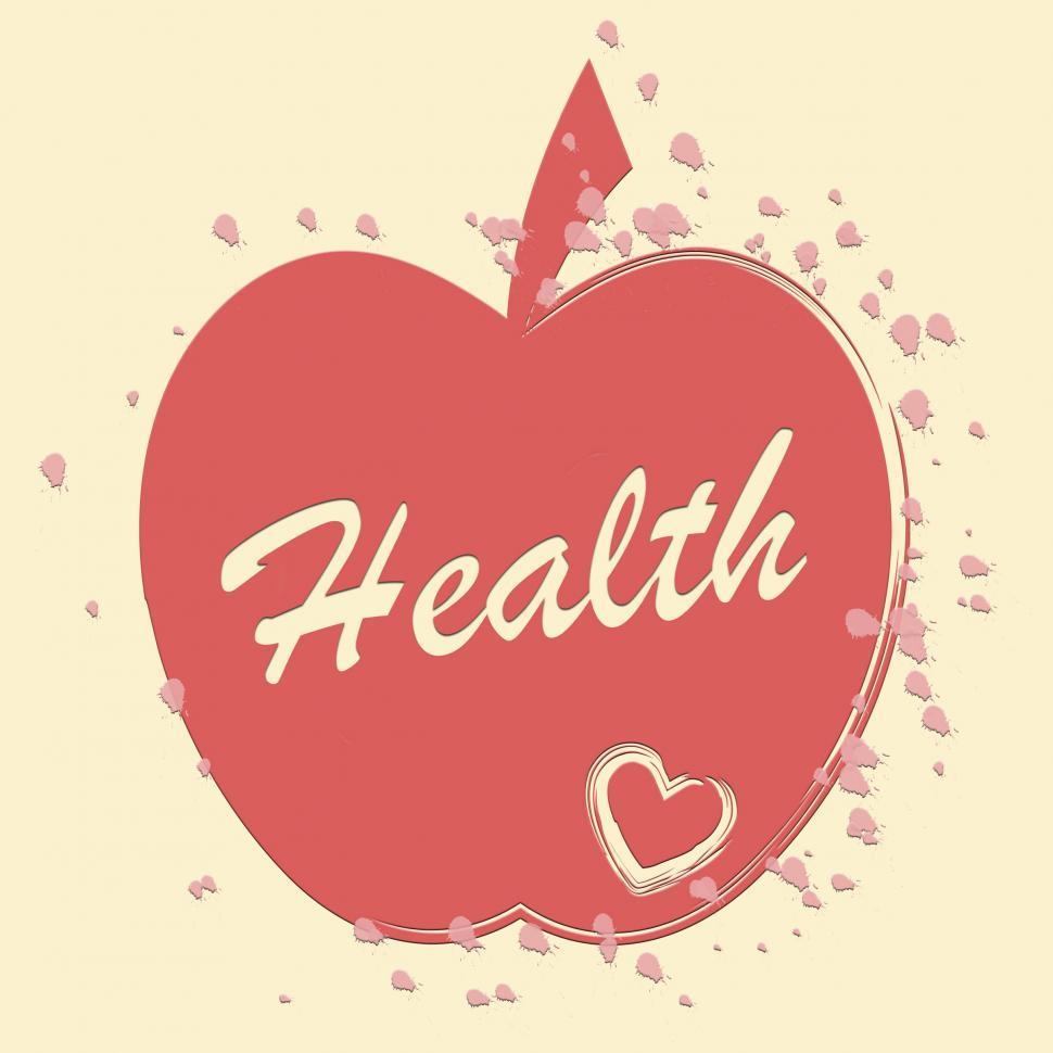 Free Image of Health Apple Means Healthy Wellness And Care 