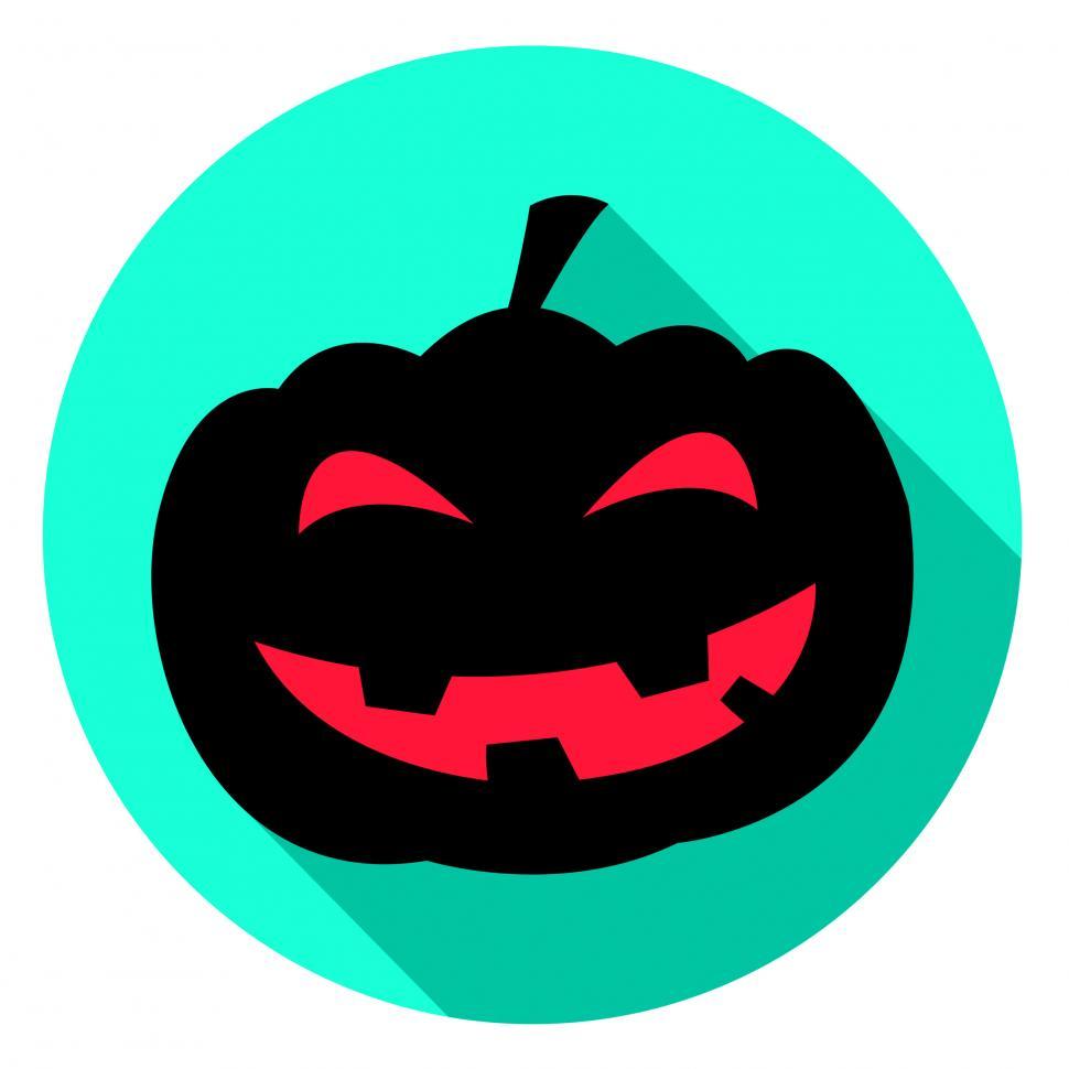 Free Image of Halloween Pumpkin Icon Shows Squash Symbols And Symbol 