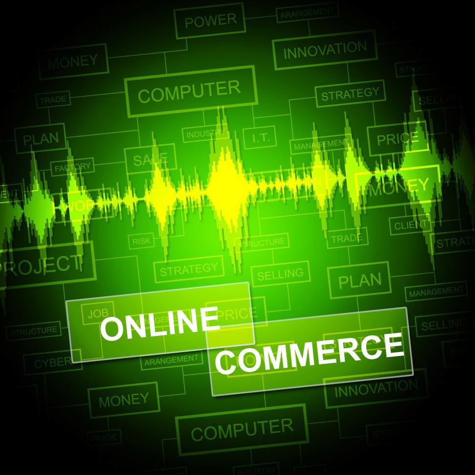 Free Image of Online Commerce Means Internet Trade And Business 