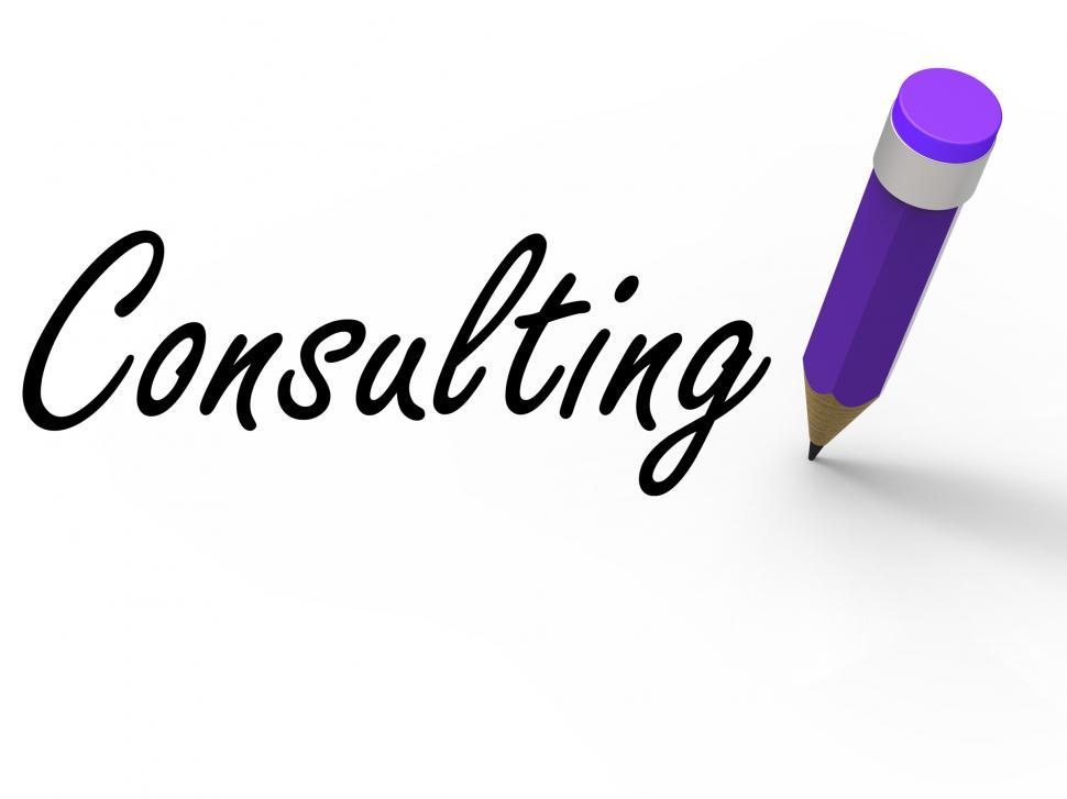Free Image of Consulting with Pencil Represents Written Consultation and Advic 