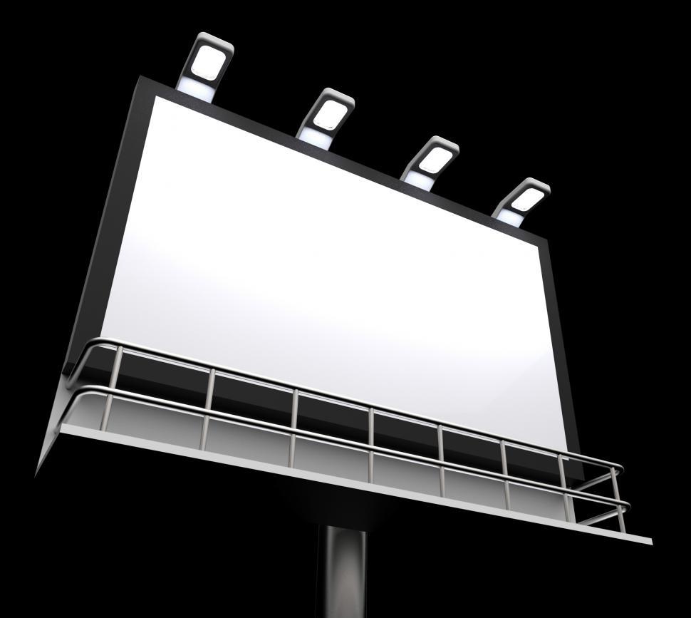 Free Image of Blank Billboard Copyspace Shows Advertising Space 