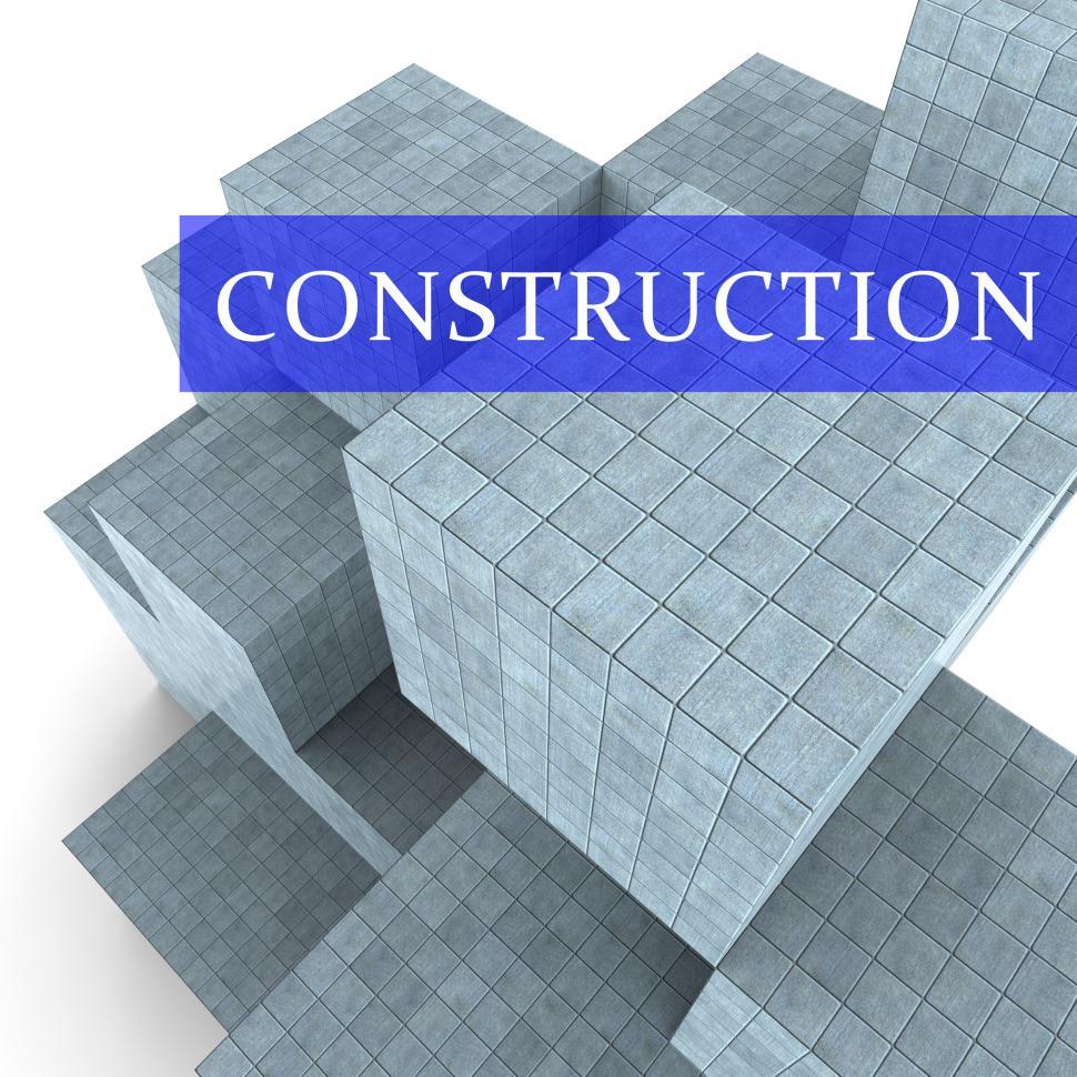 Free Image of Construction Blocks Means Builds Property And Constructions 3d R 
