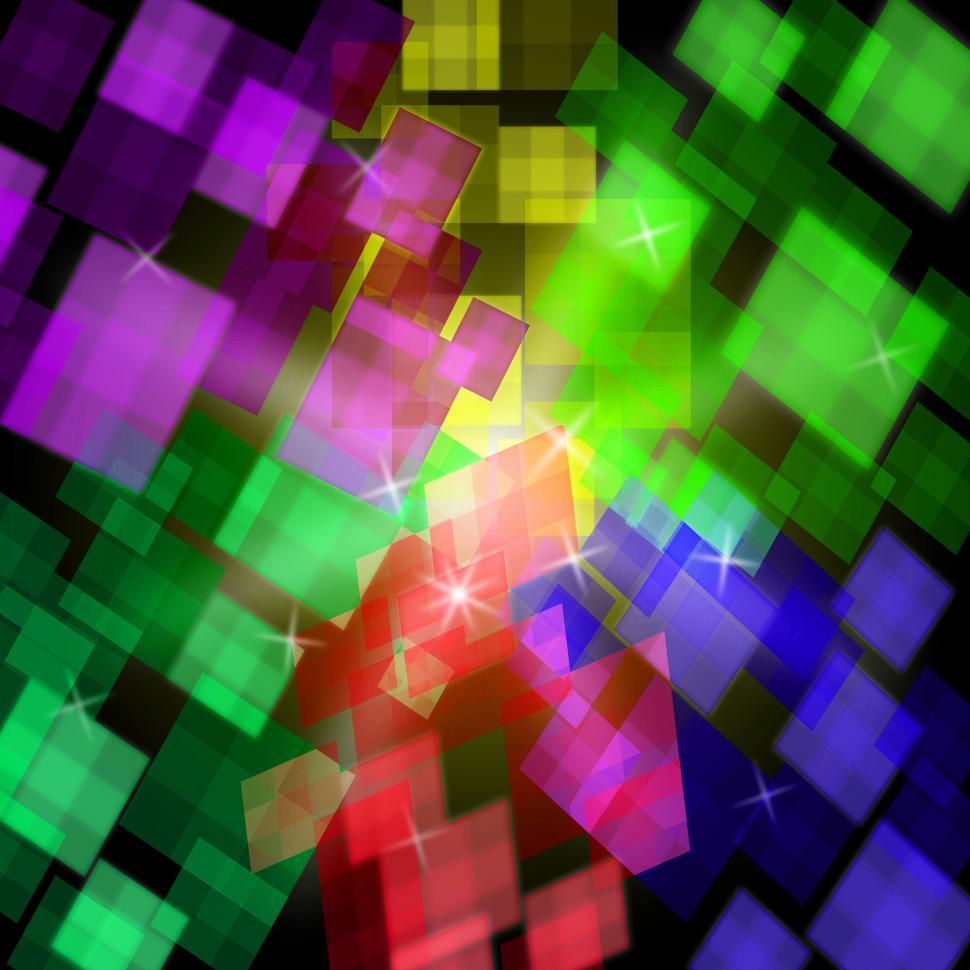 Free Image of Colourful Cubes Background Means Geometrical Wallpaper Or Art 
