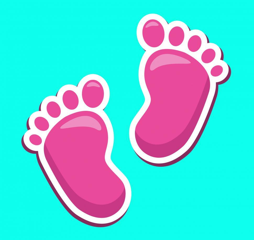 Free Image of Baby Feet Represents Tiny Toes And Babies 