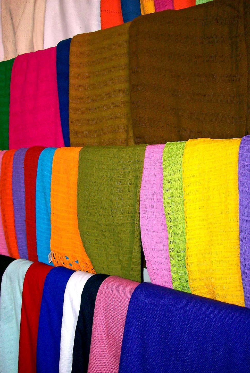 Free Image of Multicolor Scarves 