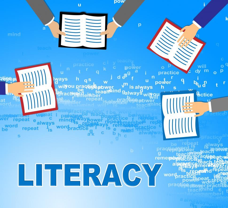 Free Image of Literacy Books Shows Literature Reading And Ability 