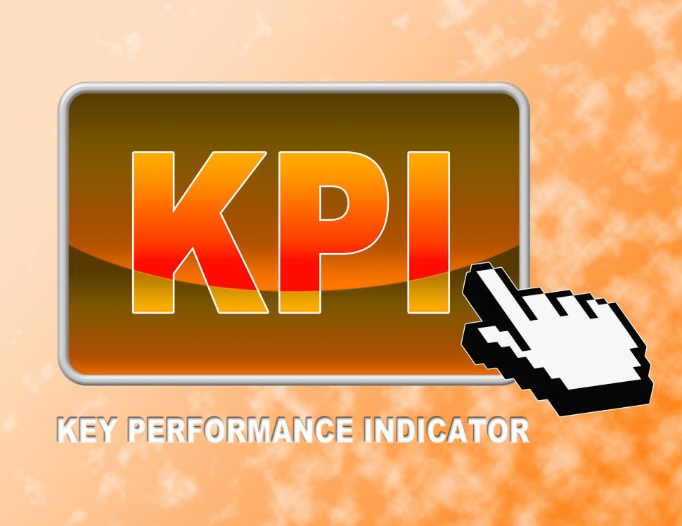 Free Image of Kpi Button Indicates Key Performance Indicators And Assessment 