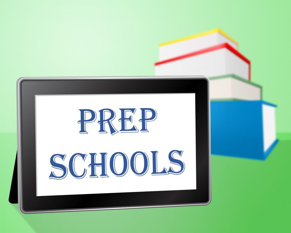 Free Image of Prep Schools Shows Tablets Educating And Paying 