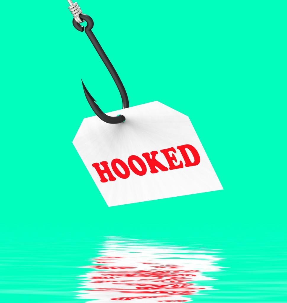 Free Image of Hooked On Hook Displays Fishing Equipment Or Catch 