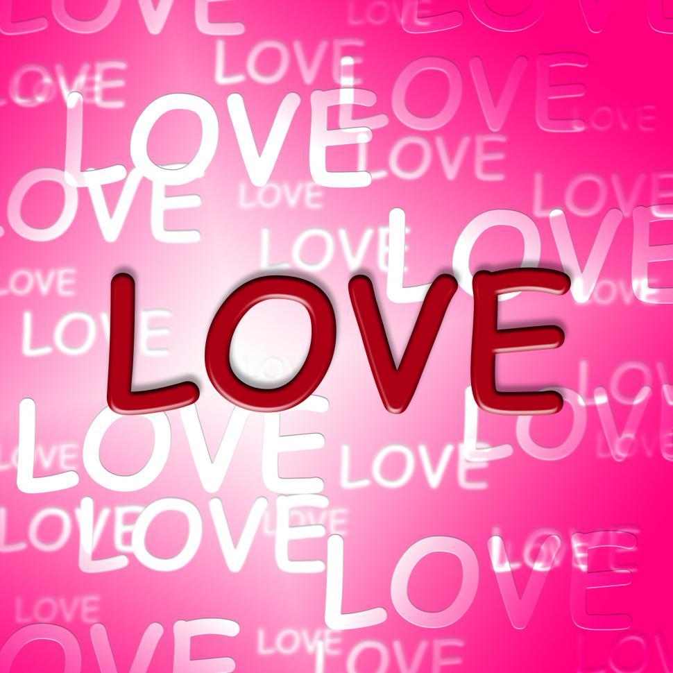 Free Image of Love Words Represent Affection Fondness And Romance 