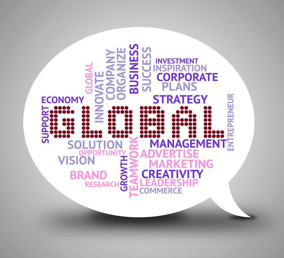 Free Image of Global Bubble Means World Globalisation 3d Illustration 