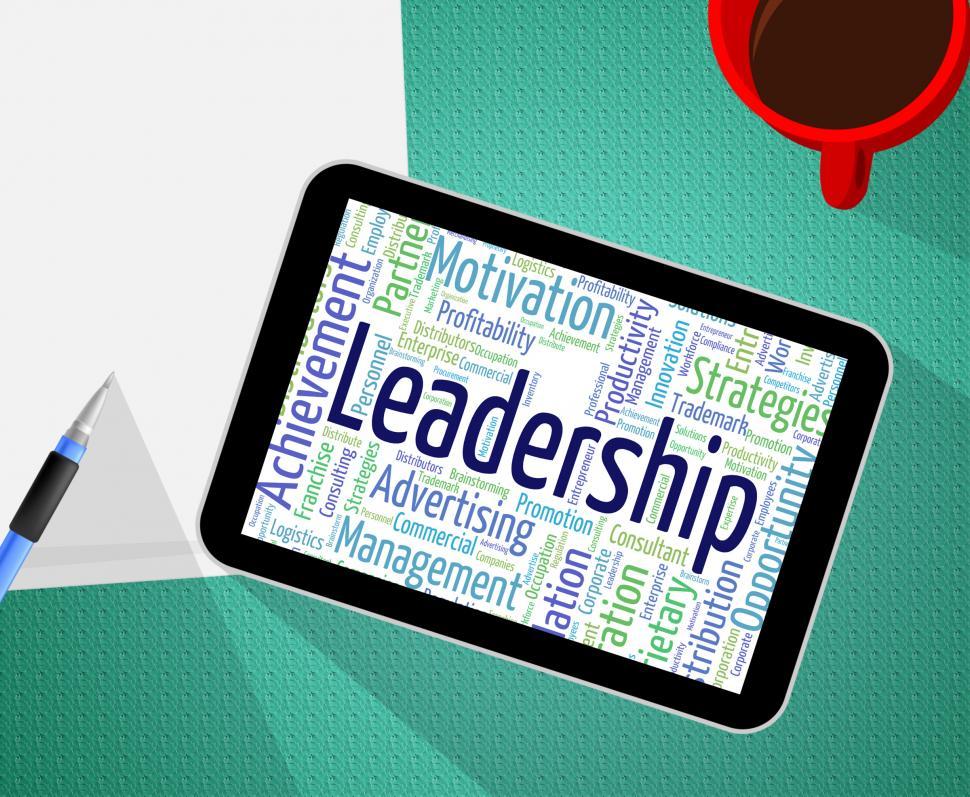 Free Image of Leadership Word Shows Authority Directing And Led 