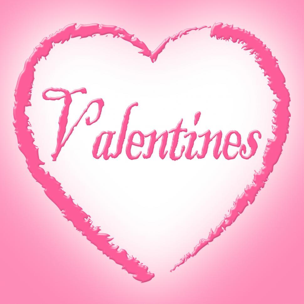 Free Image of Valentines Heart Shows Boyfriend Celebration And Celebrate 