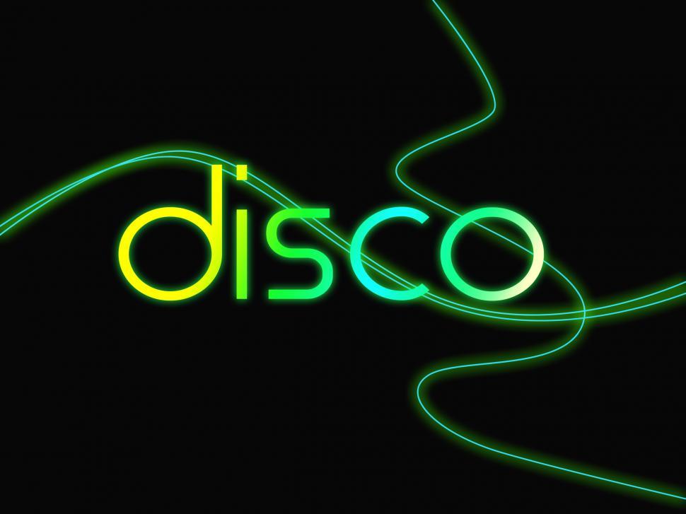 Free Image of Groovy Disco Means Dancing Party And Music 