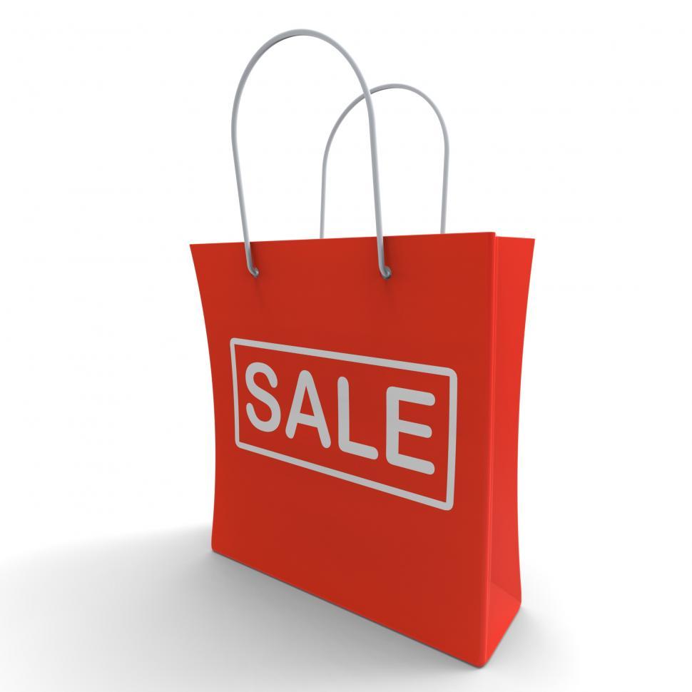Free Image of Sale Bag Shows Discount Or Promo 
