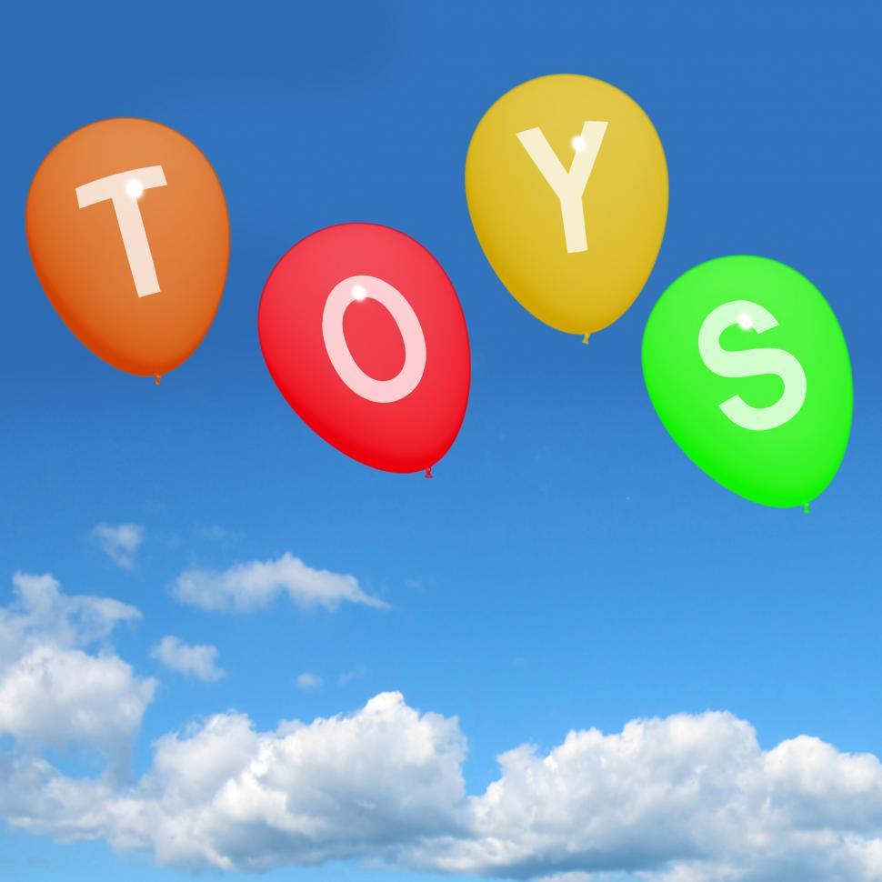 Free Image of Toys Balloons Represent Kids and Children s Playthings 