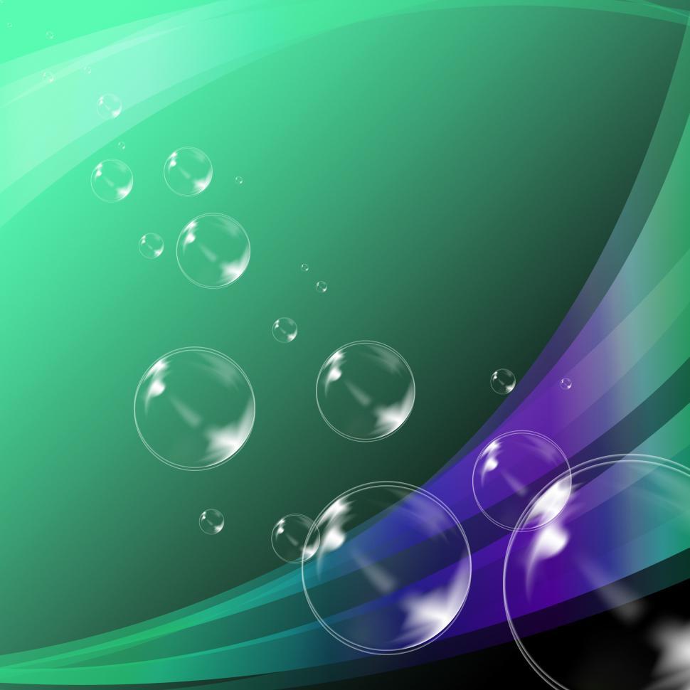 Free Image of Bubbles Background Shows Soapy Water Fun Or Transparent Sparklin 