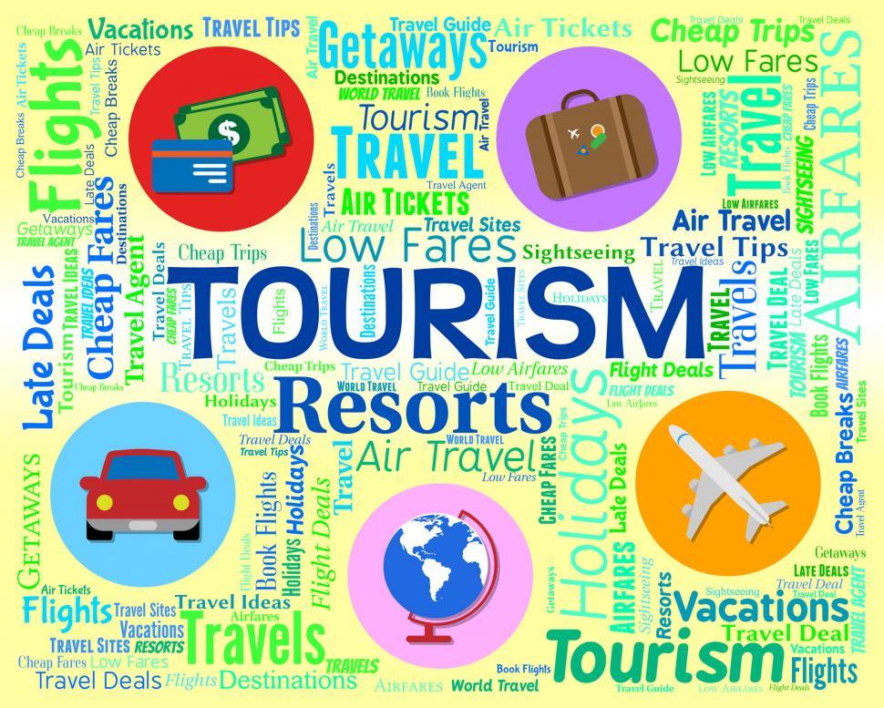 Free Image of Tourism Word Shows Holiday Visiting And Travels 