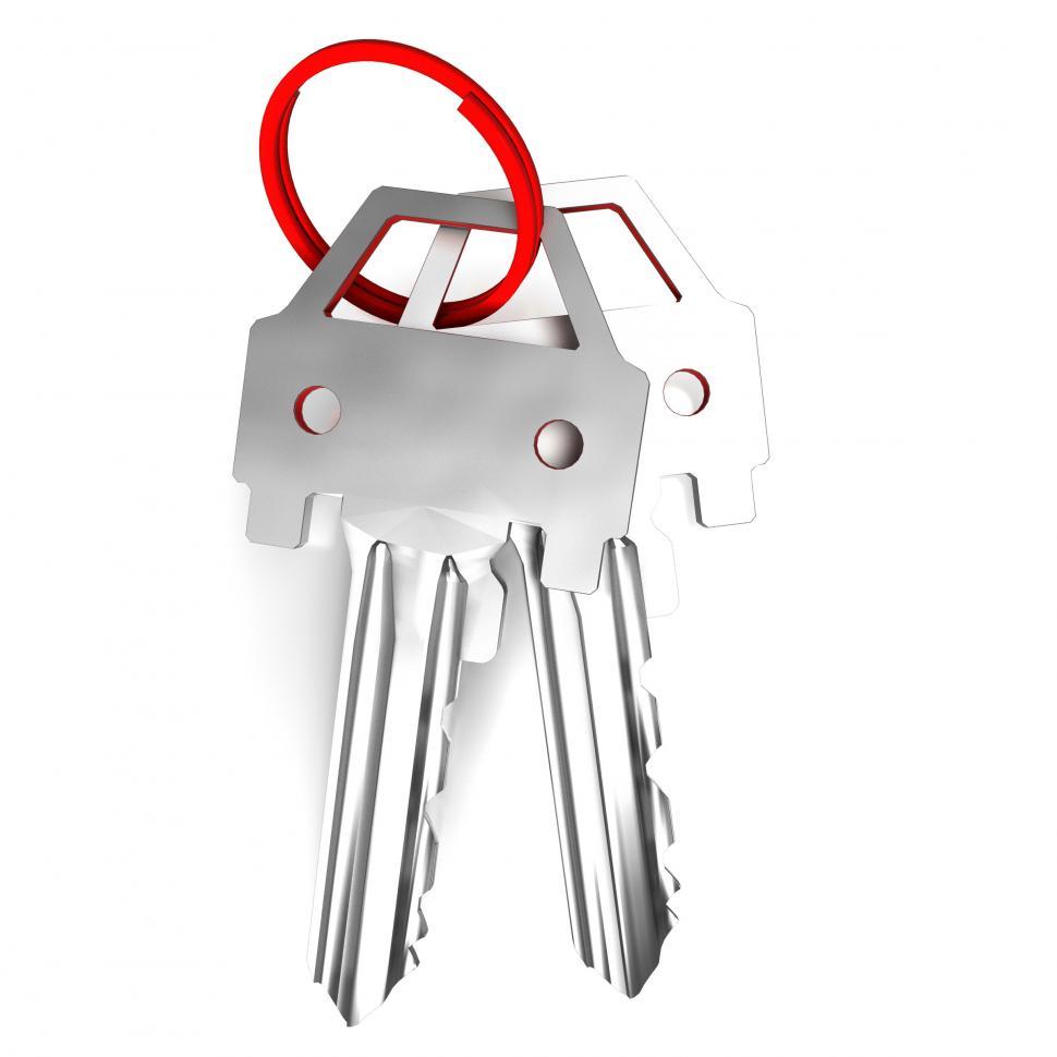 Free Image of Keys Mean Unlocking Car Or Automobile  