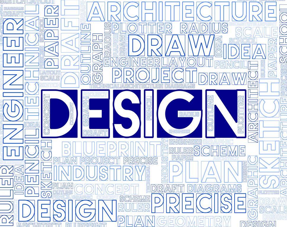Free Image of Design Words Indicates Designs Creation And Designer 