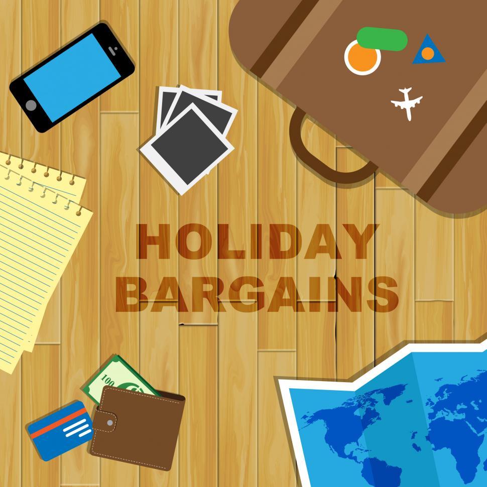 Free Image of Holiday Bargains Represents Vacation Discounts And Getaways 