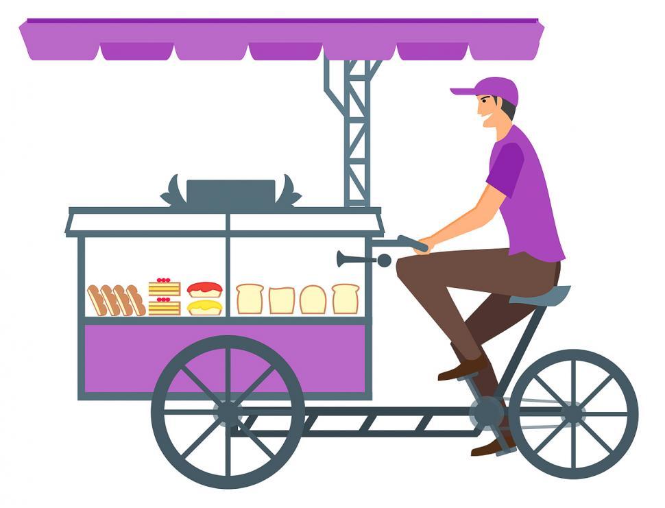 Free Image of Pastry cart 