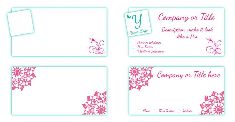 Free Image of Card samples 