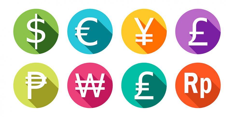 Free Image of Currency icons 