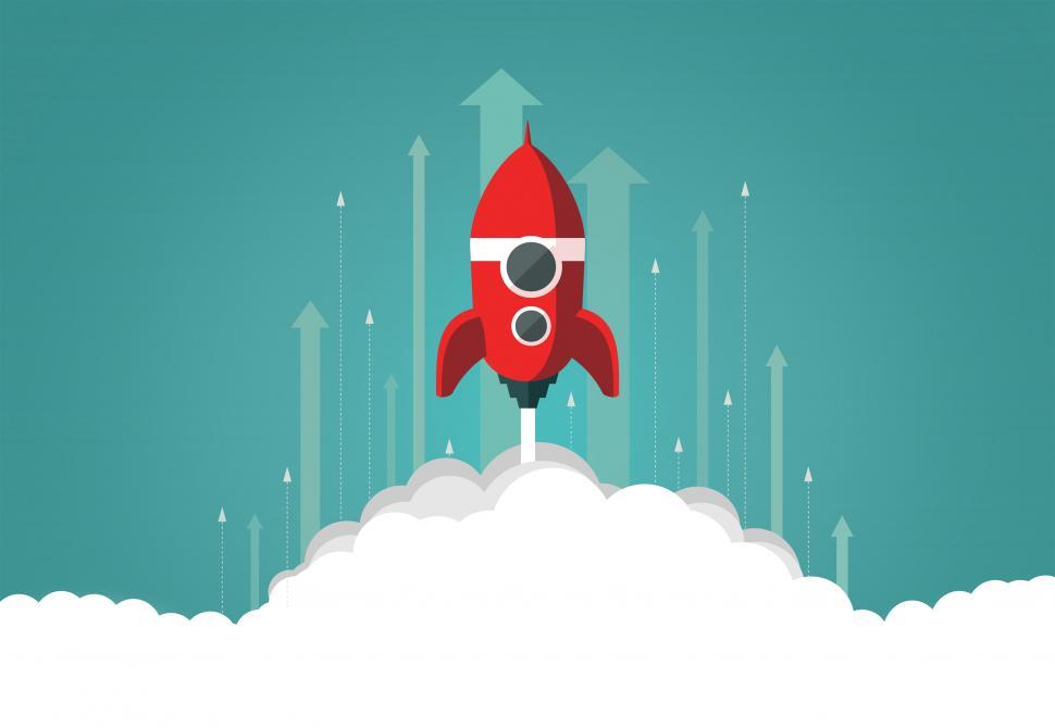 Free Image of Fast Growing Business with Rocket Launch - Business Start-Up and 