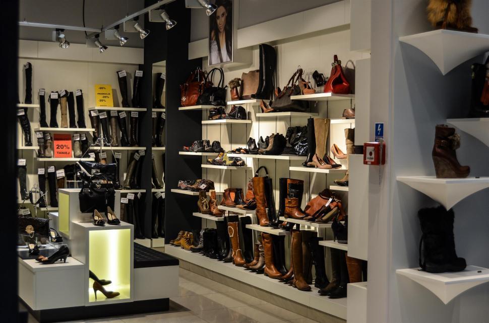 Free Image of Room Filled With Various Types of Shoes 