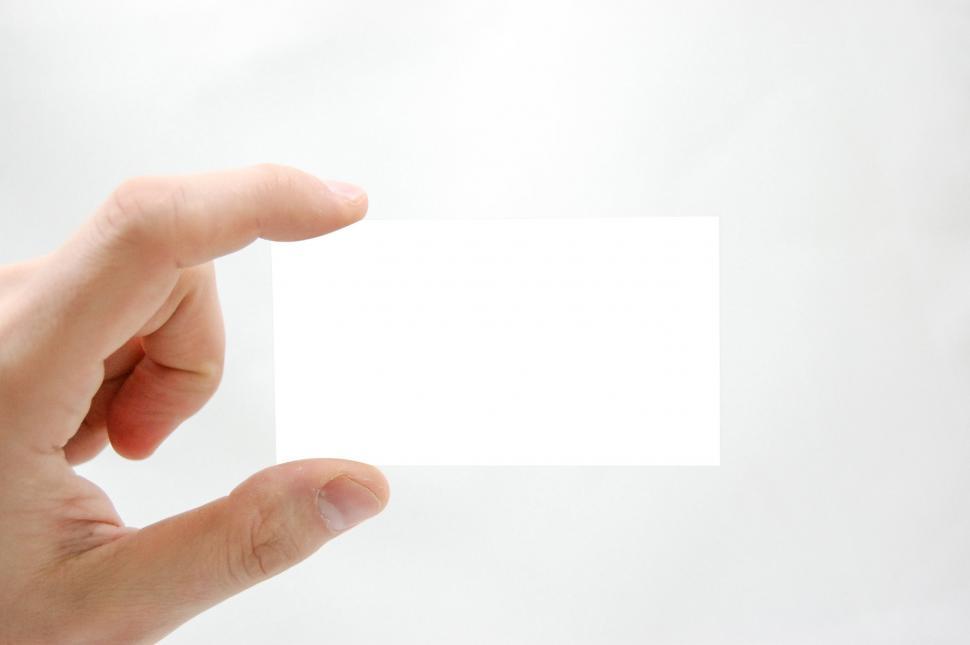 Free Image of Person Holding White Square in Hand 