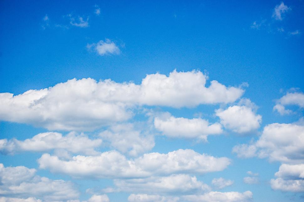 Free Image of meteorology sky atmosphere clouds weather cloudscape cloud azure air heaven sun day cloudy light high fluffy clear environment sunlight climate outdoors summer space overcast landscape wind sunny cloudiness bright color backgrounds spring scenics cumulus heavens scene scenic freedom nobody 