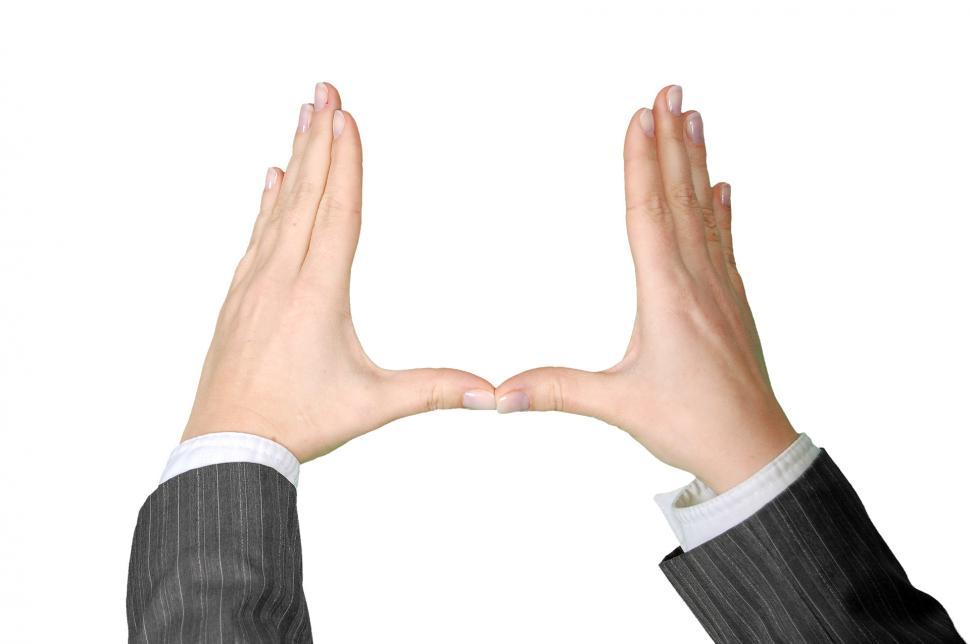 Free Image of Two Hands Forming Heart Shape 