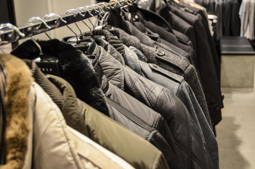 Free Image of Assorted Rack of Clothing in a Clothing Store 