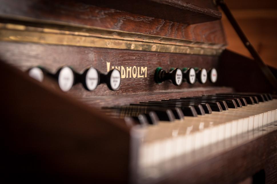 Free Image of Close Up of Piano Without Keys 