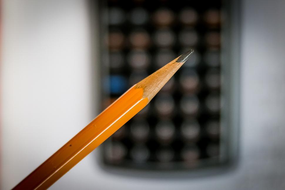 Free Image of Close Up of a Pencil With Blurry Background 