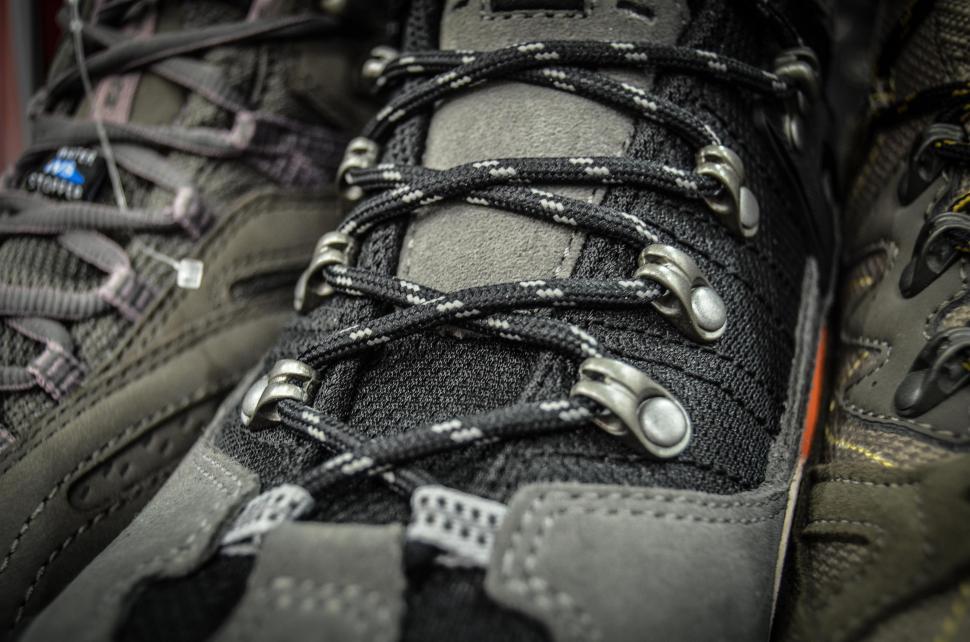 Free Image of Close Up of a Pair of Shoes With Laces 