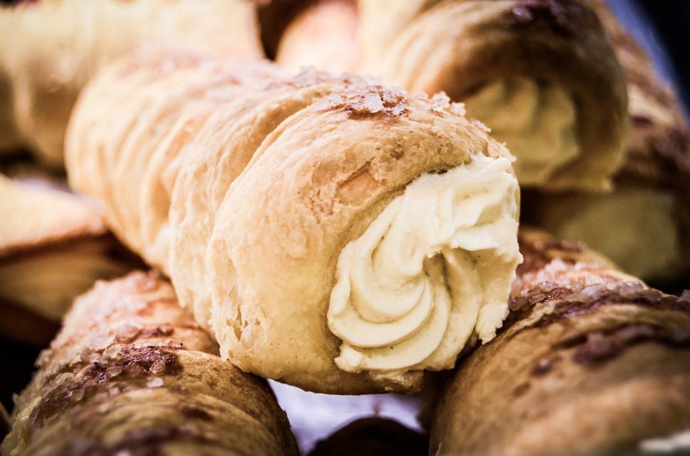 Free Image of Close Up of Pastry With Icing 