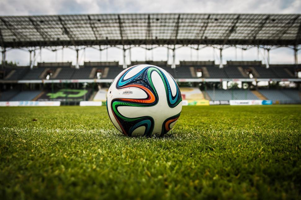 Free Image of Soccer Ball on Lush Green Field 