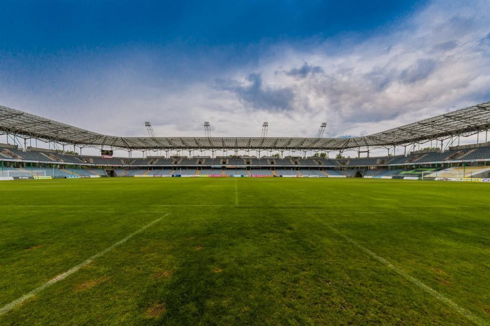 Free Image of Wide Angle View of a Soccer Field 