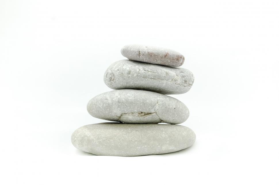 Free Image of Stack of Rocks Balanced on Top of Each Other 