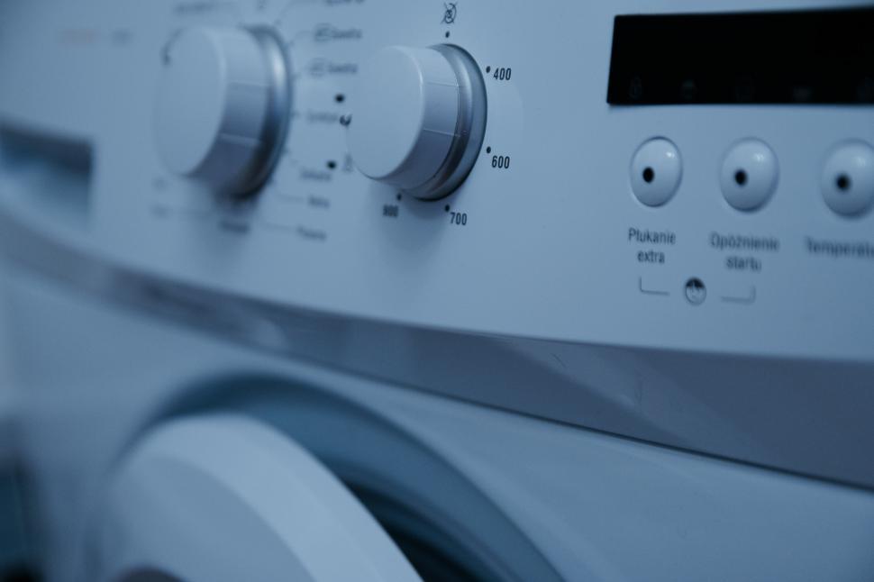 Free Image of Close Up of a Washing Machine With Buttons 