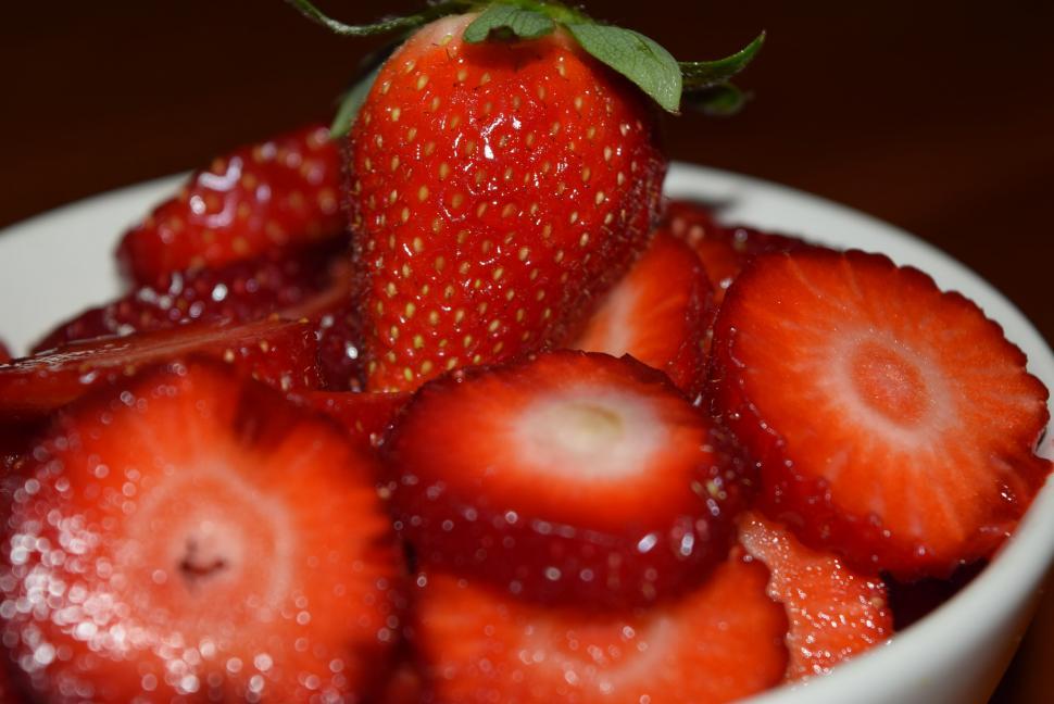 Free Image of strawberries  