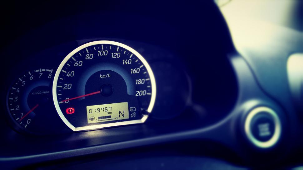 Free Image of Car Speedometer  
