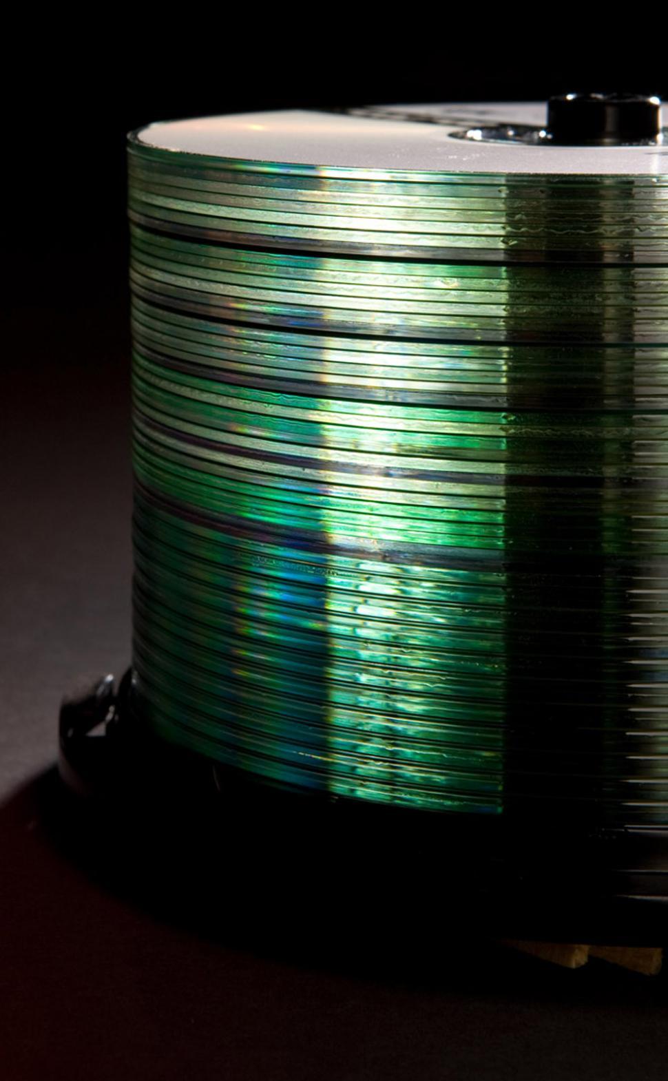 Free Image of Spool of Green Wire on Table 