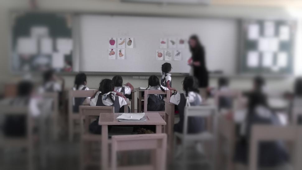 Free Image of Primary School Classroom with Kids 
