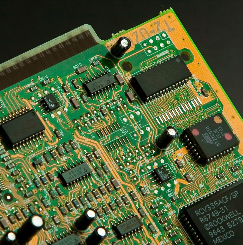 Download Free Stock Photo of Printed Circuit Board 