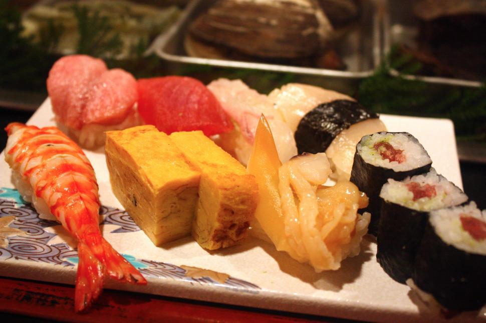 Free Image of Sushi  