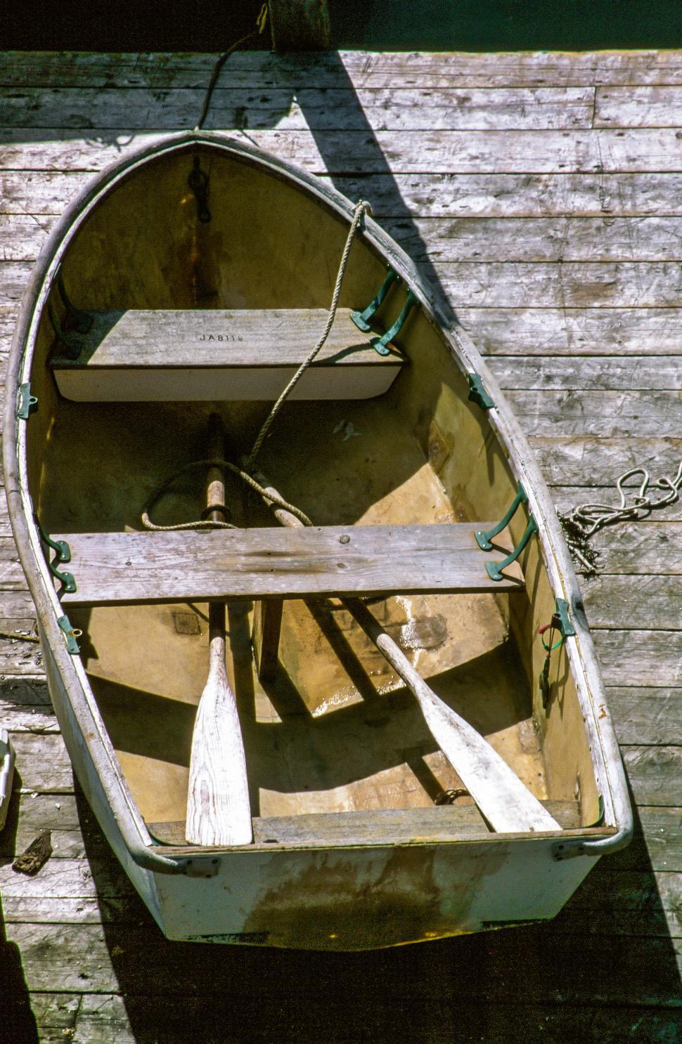 Free Image of Empty rowboat 