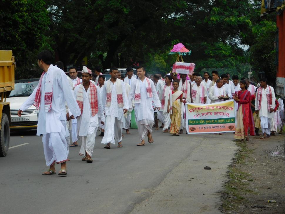 Free Image of Cultural Parade in Assam  